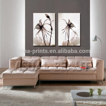 Flower 2pcs Prints Restaurant Wall Art Decoration